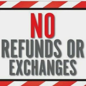 All items are final sale